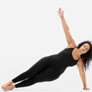 Everlane Womens The Perform Unitard Medium Black NWT